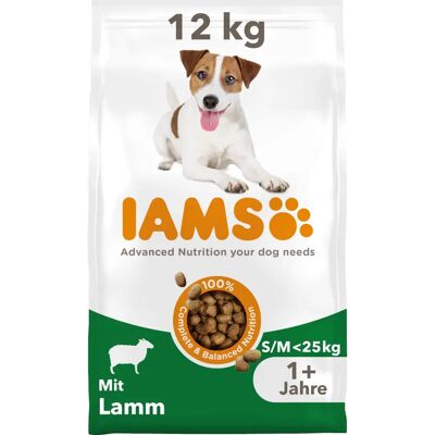 IAMS for Vitality Adult Dog S/M <25kg with Lamb Dry - 12kg IAMS for Vitality Adult Dog S/M <25kg with Lamb Dry - 12kg