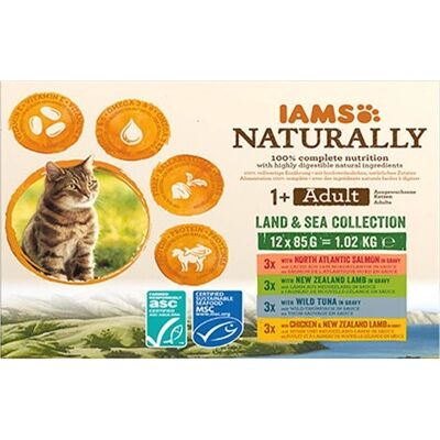 IAMS 161792 Fuktfoder för katter - Land & Sea Collection - 85g IAMS 161792 Fuktfoder för katter - Land & Sea Collection - 85g