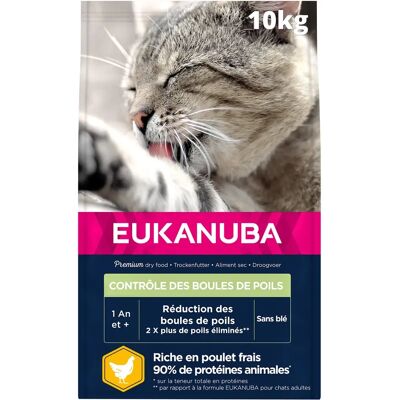 Eukanuba kattmat kontrol för hårbollar - 10kg Eukanuba kattmat kontrol för hårbollar - 10kg