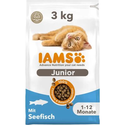 Iams Complete Droog Kattenvoer met Oceaanvis 3 kg Iams Complete Droog Kattenvoer met Oceaanvis 3 kg