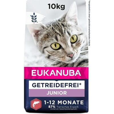 Eukanuba Saumon Chaton - Croquettes Sans Céréales - Publicité Eukanuba Saumon Chaton - Croquettes Sans Céréales - Publicité