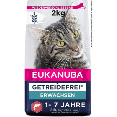Eukanuba Kornfri Vuxen Lax 2 Kg - Kattmat Eukanuba Kornfri Vuxen Lax 2 Kg - Kattmat