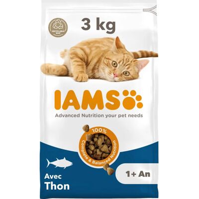 IAMS kattenvoer met tonijn, 3kg, 12x85g, 2,7kg – Compleet & Gebalanceerd IAMS kattenvoer met tonijn, 3kg, 12x85g, 2,7kg – Compleet & Gebalanceerd