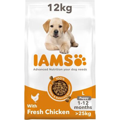 IAMS Large Breed Puppy Food with Chicken - Dog Food IAMS Large Breed Puppy Food with Chicken - Dog Food