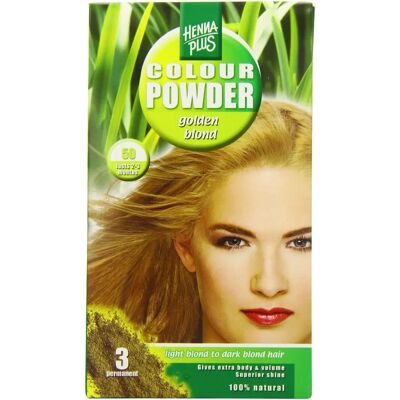 Henna Plus Polvere di Colore Biondo Dorato - Polvere per capelli Henna Plus Polvere di Colore Biondo Dorato - Polvere per capelli