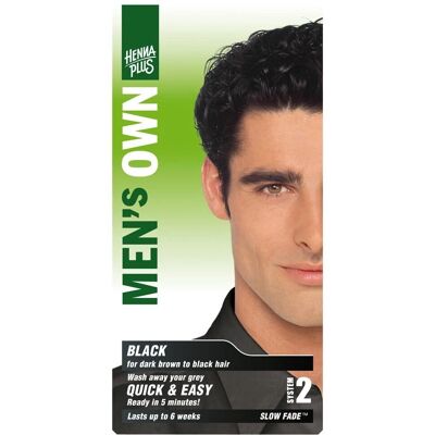 HennaPlus Men’s Own Noir - Coloration naturelle pour hommes - Publicité HennaPlus Men’s Own Noir - Coloration naturelle pour hommes - Publicité