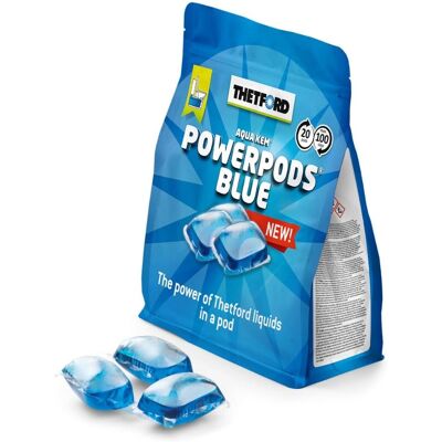 Thetford Power Pods Blue - Sanitærtilskudd for campingtoaletter Thetford Power Pods Blue - Sanitærtilskudd for campingtoaletter