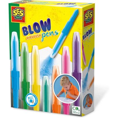 SES Creative Blow airbrush pens - Umělecká Hračka SES Creative Blow airbrush pens - Umělecká Hračka