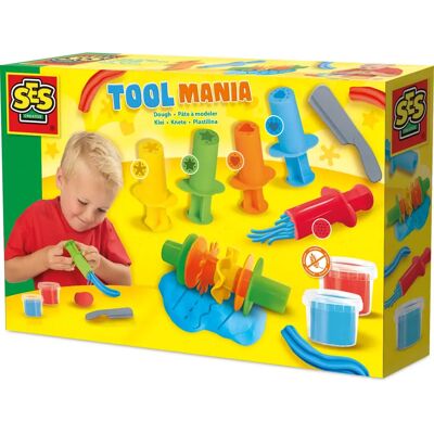 SES Creative Multicolour Dough Tool Set - Modeling Clay Playset SES Creative Multicolour Dough Tool Set - Modeling Clay Playset