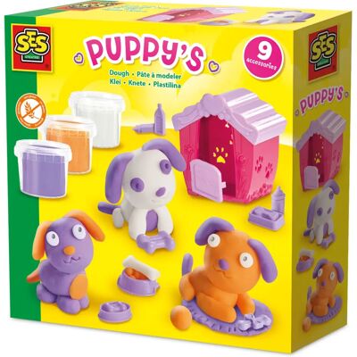 SES Creative Dough - Puppy's Modeling dough Multicolour SES Creative Dough - Puppy's Modeling dough Multicolour