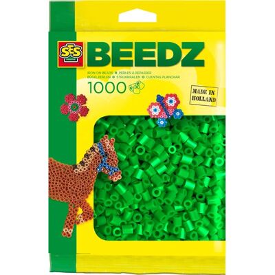 Set di Perline da Stirare Verdi SES Creative - Kit per Bambini Set di Perline da Stirare Verdi SES Creative - Kit per Bambini