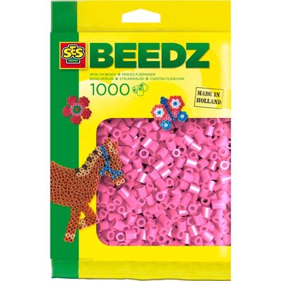 SES Beedz - Strijkkralen - Roze - 1000 st - PVC frei - Strijkperlen SES Beedz - Strijkkralen - Roze - 1000 st - PVC frei - Strijkperlen