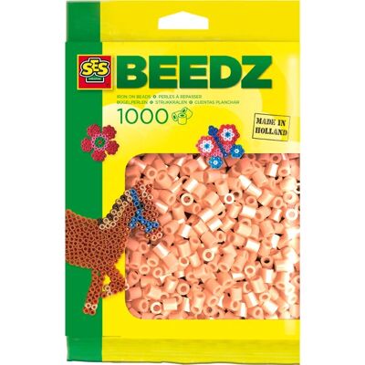 SES Beedz Salmon Pink - Strijkkralen - 1000 Stück - Kreativ Bastelset SES Beedz Salmon Pink - Strijkkralen - 1000 Stück - Kreativ Bastelset