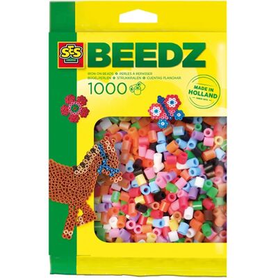 SES Creative Beedz 00745 Mosaikset - 1000 bunte Eisenperlen SES Creative Beedz 00745 Mosaikset - 1000 bunte Eisenperlen