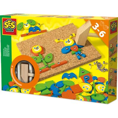 SES Creative Martillo para niños - Juguete para habilidades motoras SES Creative Martillo para niños - Juguete para habilidades motoras