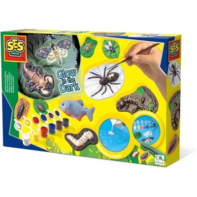 SES Creative Kinder Gruselige Tiere Leuchtende Guss- und Malset - Kinders Guss- und Malsets SES Creative Kinder Gruselige Tiere Leuchtende Guss- und Malset - Kinders Guss- und Malsets