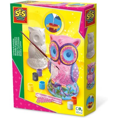SES Creative Owl Craft Set - Multi-Color for Kids 6-12 SES Creative Owl Craft Set - Multi-Color for Kids 6-12