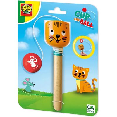 SES Creative 02303 Jouet Actif/Compétence Jeu de Gobelet et Ball - Jouet Actif/Compétence - Publicité SES Creative 02303 Jouet Actif/Compétence Jeu de Gobelet et Ball - Jouet Actif/Compétence - Publicité