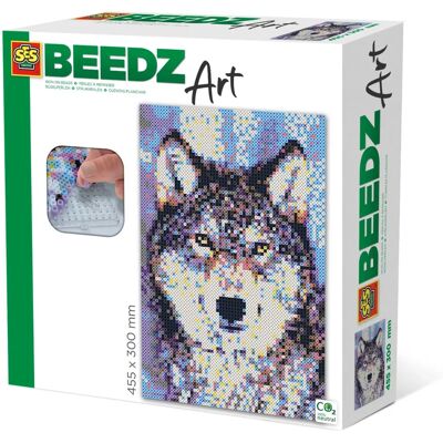 Sada Korálků Vlk SES Creative - 7000 Korálků, 45,5x30cm Ruční práce Sada Korálků Vlk SES Creative - 7000 Korálků, 45,5x30cm Ruční práce