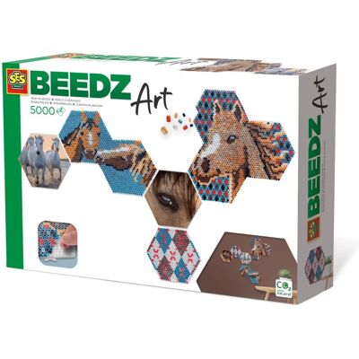 SES Creative Beedz Hex tiles Pferde - Kreativset SES Creative Beedz Hex tiles Pferde - Kreativset