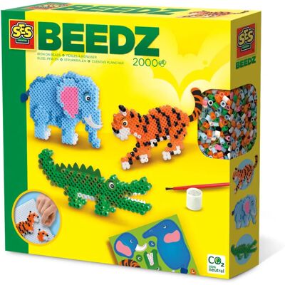SES Creative Beedz Safari Tiere 2000 Bügelperlen Mosaikkunstset - Mosaikset SES Creative Beedz Safari Tiere 2000 Bügelperlen Mosaikkunstset - Mosaikset