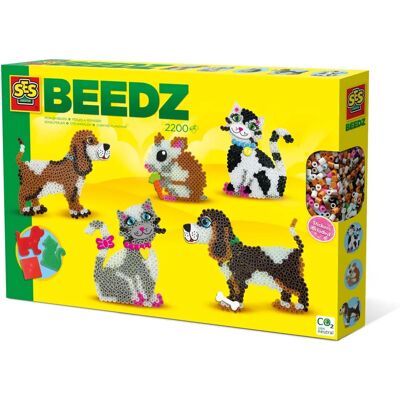 SES Creative Beedz 06264 Mosaikset - Haustiere - Kreatives Set SES Creative Beedz 06264 Mosaikset - Haustiere - Kreatives Set