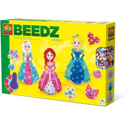 SES Creative Beedz perles à repasser Princesse diamant - Ensemble d'art en mosaïque SES Creative Beedz perles à repasser Princesse diamant - Ensemble d'art en mosaïque