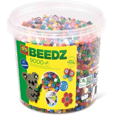 SES Creative Beedz 06321 Mosaikzubehör - 9000 Bügelperlen SES Creative Beedz 06321 Mosaikzubehör - 9000 Bügelperlen