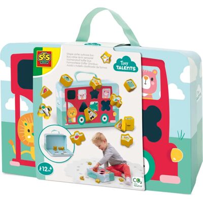 SES Creative Tiny Talents Vormensorteer Koffer - Educatief speelgoed 12+ maanden SES Creative Tiny Talents Vormensorteer Koffer - Educatief speelgoed 12+ maanden