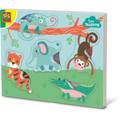 SES Creative Tiny Talents Berühr- und Fühltierpuzzle - Puzzle SES Creative Tiny Talents Berühr- und Fühltierpuzzle - Puzzle