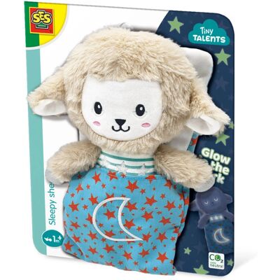 SES Creative Tiny Talents 13155 Mouton Endormi Compagnon de Nuit Lumineux dans l'obscurité Peluche - Publicité SES Creative Tiny Talents 13155 Mouton Endormi Compagnon de Nuit Lumineux dans l'obscurité Peluche - Publicité