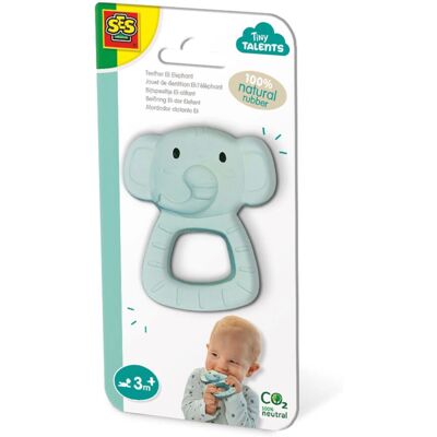 SES Creative Tiny Talents Anneau de Dentition Eli Elephant Caoutchouc Naturel - Publicité SES Creative Tiny Talents Anneau de Dentition Eli Elephant Caoutchouc Naturel - Publicité