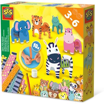 SES Creative S14041 Papierstreifen Tiere - Spielzeug SES Creative S14041 Papierstreifen Tiere - Spielzeug