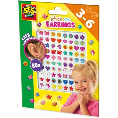 Ses Creative Stick on Earrings Kids' Stickers - Safe Creative Play Kit Ses Creative Stick on Earrings Kids' Stickers - Safe Creative Play Kit