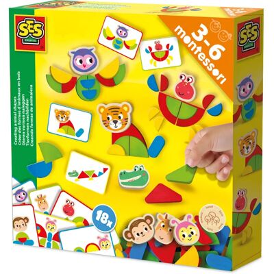 SES Creative Montessori - Formes d'Animaux - Activité Éducative SES Creative Montessori - Formes d'Animaux - Activité Éducative