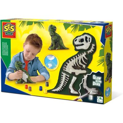SES Creative T-Rex Kunst- & Skeletset - Creatieve knutsel voor kinderen SES Creative T-Rex Kunst- & Skeletset - Creatieve knutsel voor kinderen