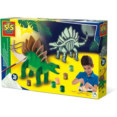 SES Creative Kit de Dino en Bois Lumineux SES Creative Kit de Dino en Bois Lumineux