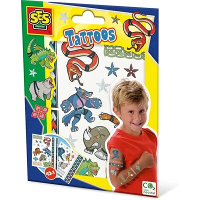 SES Creative 14287 art/craft toy - 45 Tattoos - Animal Warriors SES Creative 14287 art/craft toy - 45 Tattoos - Animal Warriors