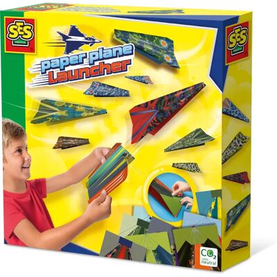 SES Creative 14288 Bastelspielzeug - Papierflugzeug mit Startrampe - Kreatives Kunstset SES Creative 14288 Bastelspielzeug - Papierflugzeug mit Startrampe - Kreatives Kunstset