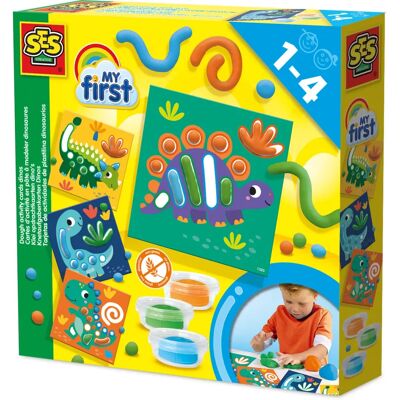 Ses Creative Mein Erster - Dino-Knete Karten - Bunt Ses Creative Mein Erster - Dino-Knete Karten - Bunt