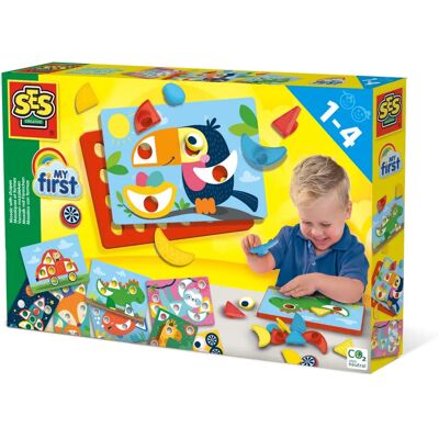 SES Creative Mein erstes Mosaik - Formen, Mehrfarben, 1-4J SES Creative Mein erstes Mosaik - Formen, Mehrfarben, 1-4J