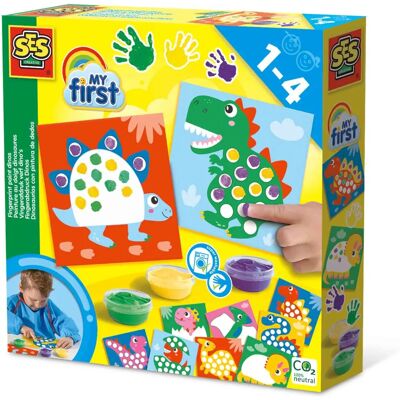 SES Creative Mitt Första Konst- och Hantverksleksak - Dinosaurier - Kreativt Set - Flerfärgad SES Creative Mitt Första Konst- och Hantverksleksak - Dinosaurier - Kreativt Set - Flerfärgad