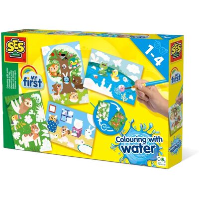 SES Creative My First Colouring with Water - Hidden Animals SES Creative My First Colouring with Water - Hidden Animals