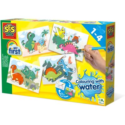 SES Creative Min första konst- och hantverksleksak - Dinosaurier Vattenfärgsset SES Creative Min första konst- och hantverksleksak - Dinosaurier Vattenfärgsset