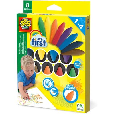 SES Creative I Miei Primi Pastelli - Infrangibili, Sicuri, Colori Vivaci SES Creative I Miei Primi Pastelli - Infrangibili, Sicuri, Colori Vivaci