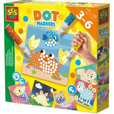 SES Creative 14602 - Punktmarker mit 6 Malvorlagen - Stip Kunst Set SES Creative 14602 - Punktmarker mit 6 Malvorlagen - Stip Kunst Set
