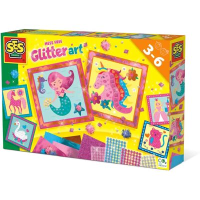SES Creative Streeploos Glitter Knutselen - Kunst & Creatief SES Creative Streeploos Glitter Knutselen - Kunst & Creatief