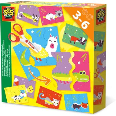 SES Creative 14647 Brinquedo Educativo - Quebra-Cabeça de Animais SES Creative 14647 Brinquedo Educativo - Quebra-Cabeça de Animais