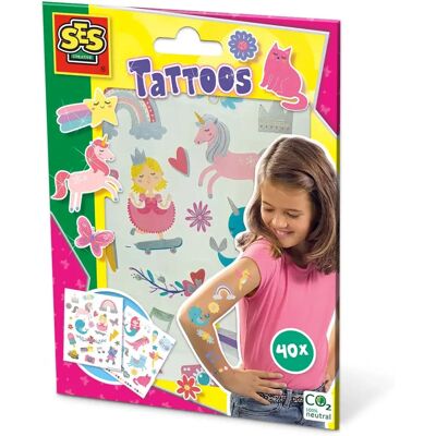 SES Creative - Kindertattoos - Märchen - 40 Stück SES Creative - Kindertattoos - Märchen - 40 Stück