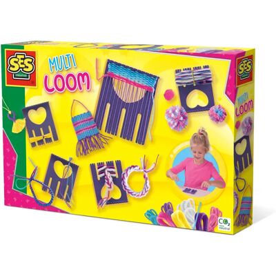 SES Creative Multi Webrahmen - Nähset für Kinder - Kreatives Spielzeug SES Creative Multi Webrahmen - Nähset für Kinder - Kreatives Spielzeug